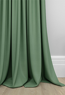 Shima Faux Silk, Fern - Made to Measure Curtains